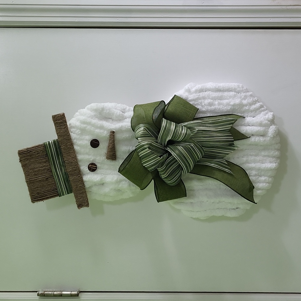 Clearance Sale! Snowman Wreath